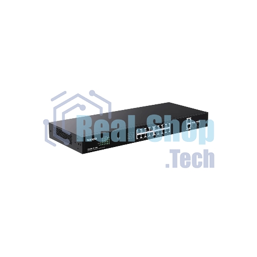 Коммутатор неуправляемый PoE Tenda TEG1120P-16-150W 18 портов, 18x1 Гбит/с, PoE 16х30 Вт (до 150Вт), SFP 2x1 Гбит/с