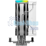 Устройство охлаждения(кулер) Deepcool AK400 Digital SE Wh ARGb Soc-AM5/AM4/1200/1700/1851 белый 4-pin 19-28dB Al+Cu LCD 220W 812gr Ret (R-AK400-WHADMN-GJD)