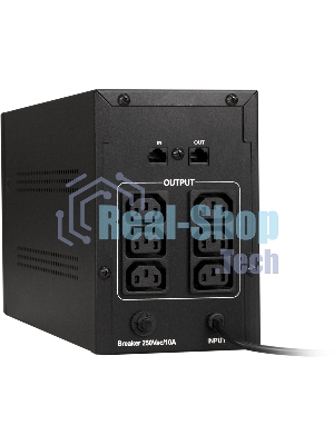 Источник бесперебойного питания ExeGate EP285481RUS SpecialPro UNB-1000.LED.AVR.C13.RJ 1000VA/650W, LED, AVR, 6*IEС-C13, RJ45/11, черный