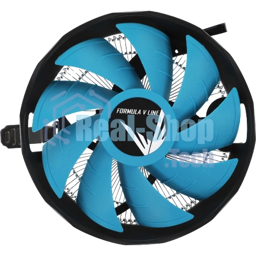 Кулер для процессора AeroCool/Formula Verkho Plus серебристый/черный, 120 мм, алюминий, 2000 об/мин, 26.5 дБ, 4 pin, 110 Вт, 68 мм