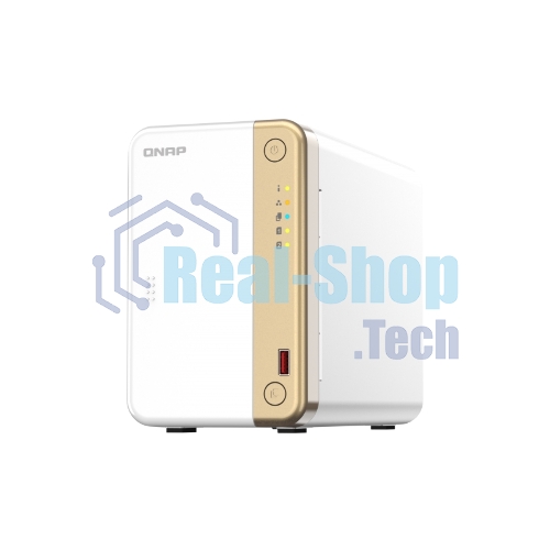 Сетевое хранилище channel QNAP TS-262-4G NAS 2 HDD trays, 2 x M.2 NVMe PCIe Gen 3 x1, 2-core Intel Celeron N4505 2.9 GHz, 4 Gb RAM (4Gb max), 1x2.5 Gigabit Ethernet, Slot PCIe Gen 3 x2, 2 USB 3.2 Gen 2 (10Gbps) Port, 2xUSB USB 2.0 port, 1xHDMI 2.0