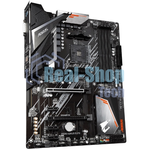 Материнская плата Gigabyte A520 AORUS ELITE, AM4, AMD A520, 4xDDR4, 4xSATA, 1xM.2, 1xPCI-E 3.0 x16, 1xHDMI, 1xDVI-D, 1x 1Gb LAN, 2xUSB 2.0, 4xUSB 3.2 Gen 1, 3x3.5 мм, 7.1, Micro-ATX