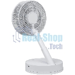 Вентилятор Centek CT-5042 белый, настольный, 12 Вт, 4 скорости, 19 см