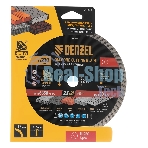 Диск алмазный отрезной Denzel ф230 х 22,2 мм, турбо, сухое резание, HWD92