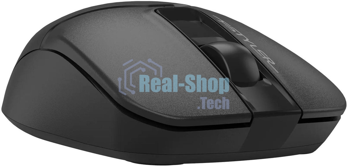 Мышь беспроводная A4Tech Fstyler FG12S черный, 1200 dpi, радиоканал, USB, кнопки - 3