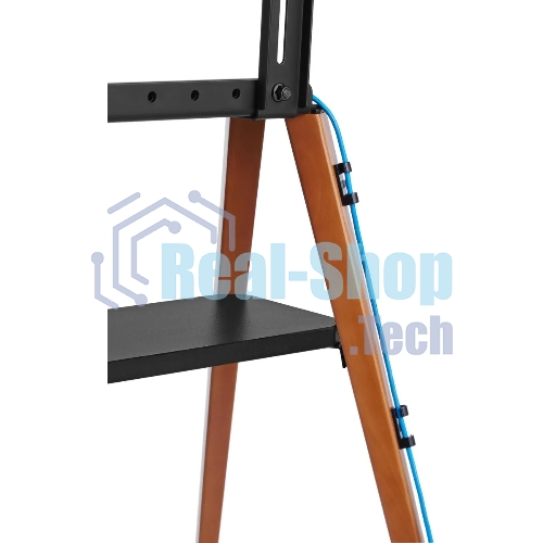 Подставка для телевизора Cactus CS-ST3647BKWN черный/орех, 49