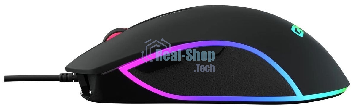Мышь проводная GMNG 730GM черный, 12000 dpi, USB, кнопки - 7