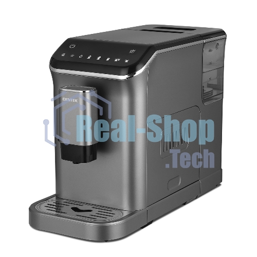 Кофемашина автоматическая Centek CT-1190 серый/черный, исп. кофе - зерна, 1.5 л, 1550 Вт, 20 бар