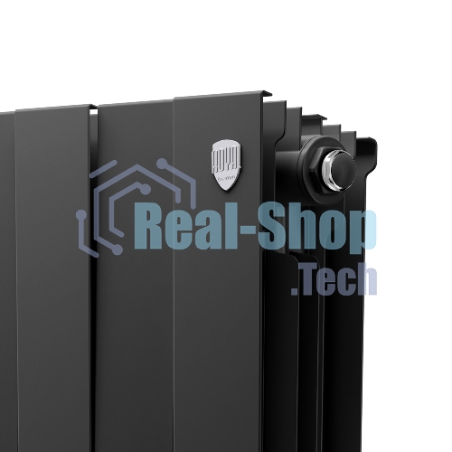 Радиатор биметаллический Royal Thermo PianoForte 200 черный- 14 секц.