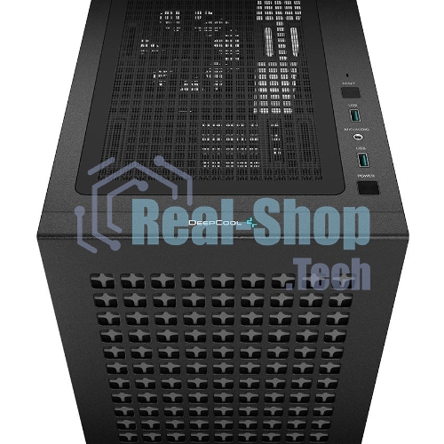 Компьютерный корпус Deepcool CH370 черный без БП mATX 1x120мм 1xUSB 2.0 1xUSB 3.0 audio bott PSU