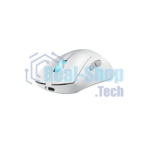 Мышь беспроводная ASUS ROG KERIS II ORIGIN, 54g, Wired, 2.4GHz RF, Bluetooth 5.1, 42K DPI sensor, 5 Prograммable Buttons, White