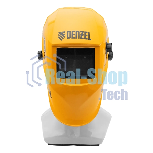 Щиток защитный лицевой (маска сварщика) Denzel F6, см. окно 93х43, Real Color, DIN 5-8/9-13