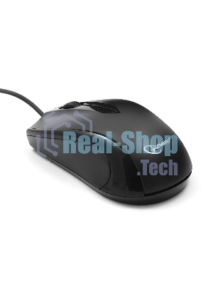 Мышь проводная Gembird MUSOPTI9-905U черный, 1000 dpi, USB, кнопки - 3