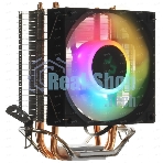 Кулер для процессора DEEPCOOL AG300 LED, 92 мм, алюминий/медь, 3050 об/мин, 30.5 дБ, 4 pin, 150 Вт, 129 мм