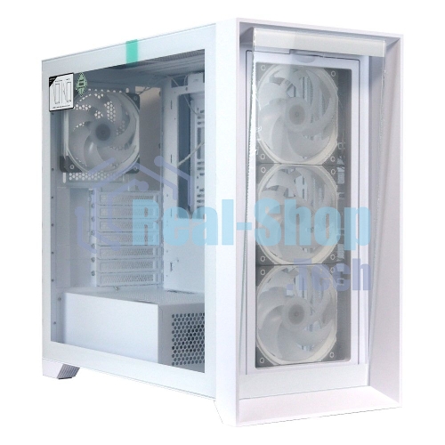 Компьютерный корпус ACD Lagrange; ATX, белый, FANS: 120мм ARGb: 3 Top + 1 Rear + HUB. Drive bay int: 3x3,5