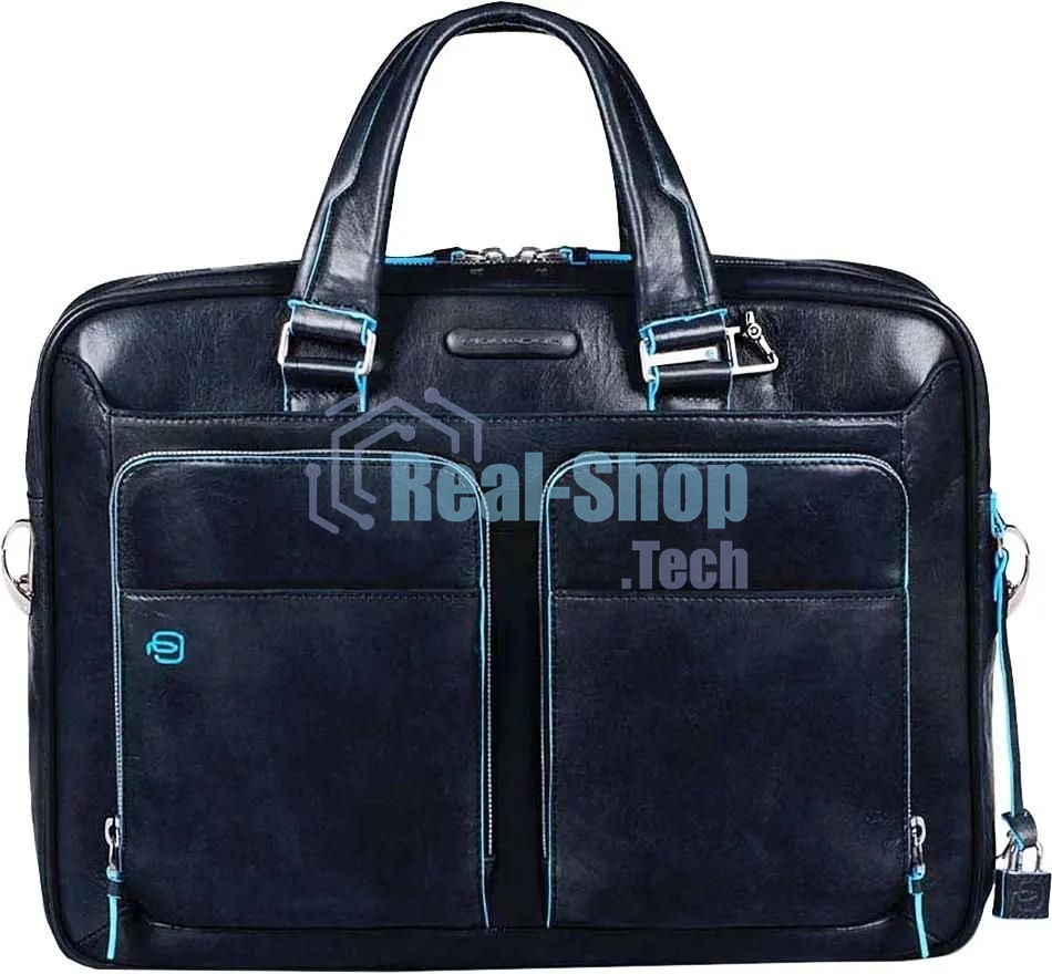 Сумка для ноутбука Piquadro Blue Square CA2849B2/BLU2 синий натур.кожа