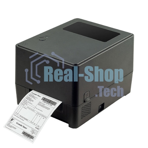 Принтер этикеток Bsmart BS460T термотрансферный, 300 dpi, 152 мм/сек, USB, RS-232, Ethernet, черный