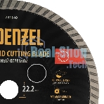 Диск алмазный отрезной Denzel ф230 х 22,2 мм, турбо, сухое резание, HWD92