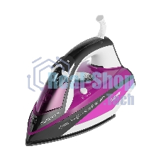 Утюг Centek CT-2344 фиолетовый/белый, 2200 Вт, 45 г/мин, 145 г/мин, 320 мл