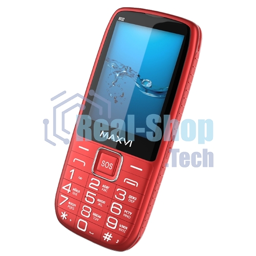 Мобильный телефон Maxvi B32 красный
