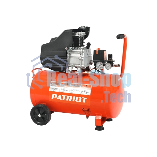 Компрессор Patriot EURO 50/2601.8кВт 220В 260л/мин 50л выход быстросъем елочка 8мм