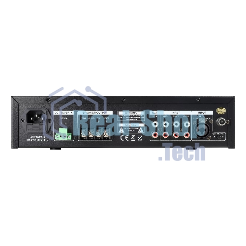 Микшер-усилитель Intrend ITMXAMP-120MT MP3, FM тюнер, USB, Bluetooth, 2хMic/3хLine входы, 1хLine выход,120 Вт, 4/8Ом/100V, IR-пульт в комплекте