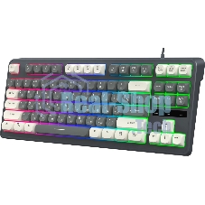 Клавиатура Oklick 711G проводная, USB Type-A, серый