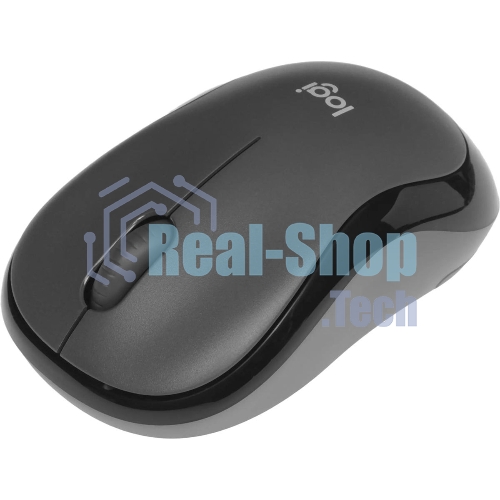Мышь беспроводная Logitech M220 SILENT черный/серый, 1000 dpi, радиоканал, USB, кнопки - 3