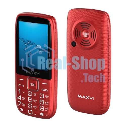 Мобильный телефон Maxvi B32 красный