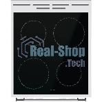 Плита электрическая Gorenje GEC5A41WG белый, конфорок 4 электрических, духовка 62 л, 50 см x 85 см x 59.4 см