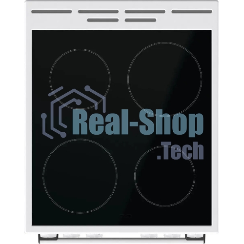 Плита электрическая Gorenje GEC5A41WG белый, конфорок 4 электрических, духовка 62 л, 50 см x 85 см x 59.4 см
