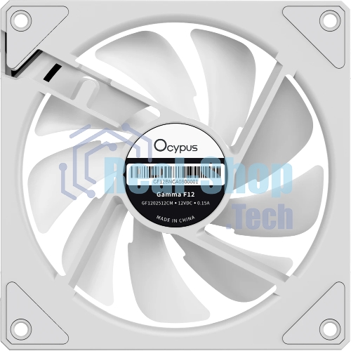 Вентилятор для корпуса Ocypus Gaммa F12 ARGb REVERSE BLADE WH (Gaммa-F12-WH1AM01X-GL)