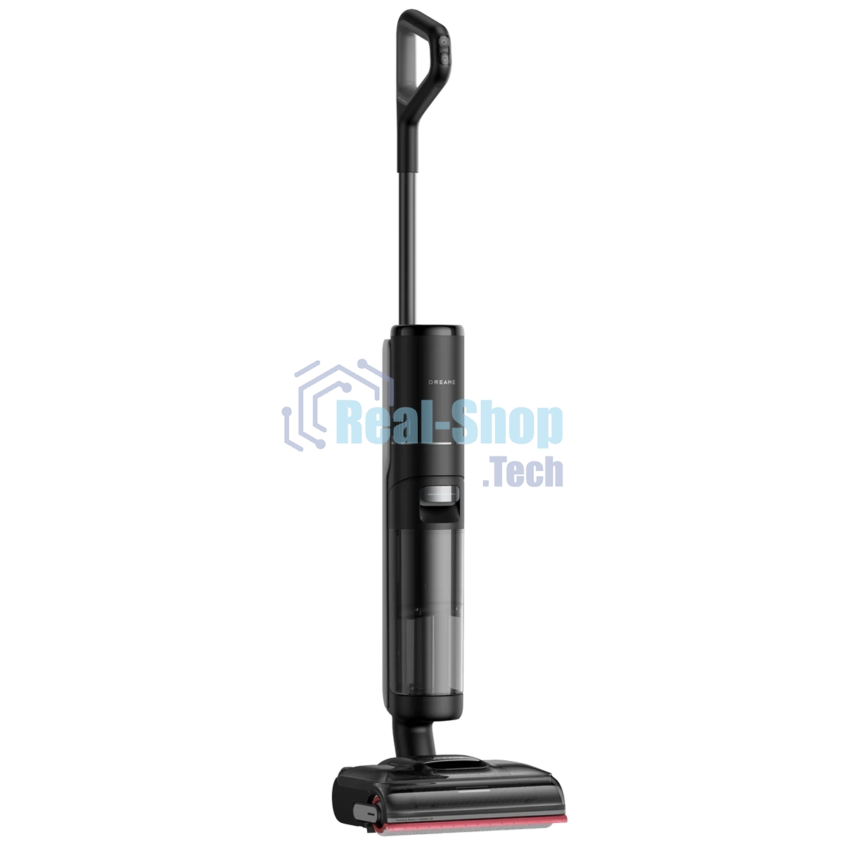 Пылесос вертикальный Dreame Wet and Dry Vacuum H15S черный, питание от аккумулятора, 400 Вт, уборка сухая/влажная, пылесборник 0,7 л