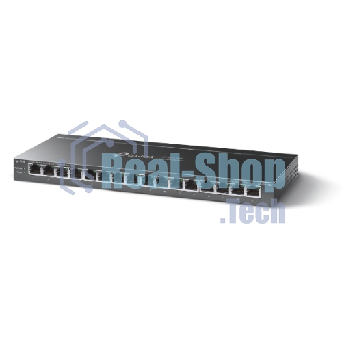 Коммутатор настольный TP-Link TL-SG116P с 16 гигабитными портами PoE+