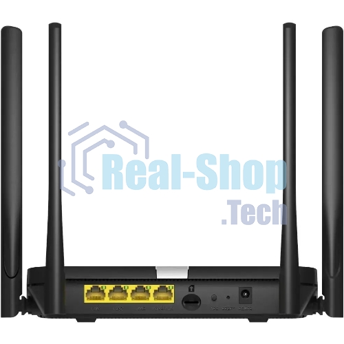 Роутер беспроводной Cudy LT500 AC1200 10/100BASE-TX/4G cat.4 черный