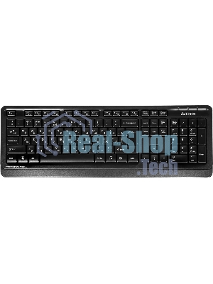 Комплект клавиатура+мышь A4Tech FStyler FG1012 беспроводной, USB, 1200 DPI, черный
