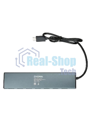 USB-концентратор Digma HUB-7U3.0-UC-G, USB-C, USB 3.0 7 портов, USB Type-C