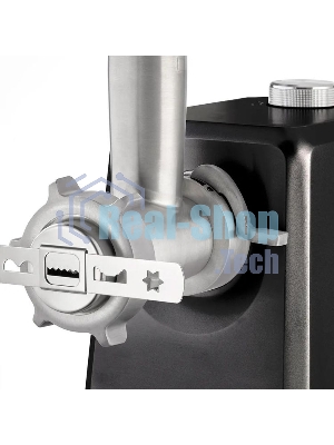 Мясорубка электрическая CASO FW 2500 чёрный, 2500 Вт, 2.5 кг/мин, реверс, насадки - 5