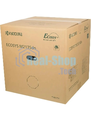 МФУ лазерное Kyocera Ecosys M2135dn (1102S03NL0), A4, ч/б, печ. до 35 стр/мин., скан. до 40 стр/мин (ч/б) 16 стр/мин. (цвет), 1200 x 1200 dpi (печать) 600x600dpi (скан.), USB, RJ-45