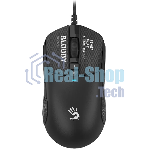 Мышь проводная A4Tech Bloody W72 Ultra черный, 20000 dpi, USB, кнопки - 7