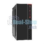 Компьютерный корпус Miditower ExeGate AA-443-UNS500 (ATX, БП UNS500 с вент. 12см, 2хUSB+HD Audio, черный)