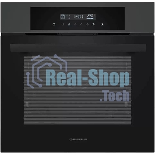 Шкаф духовой электрический Maunfeld AEOD60103G1, 60л, дверца с 3 стеклами, графит