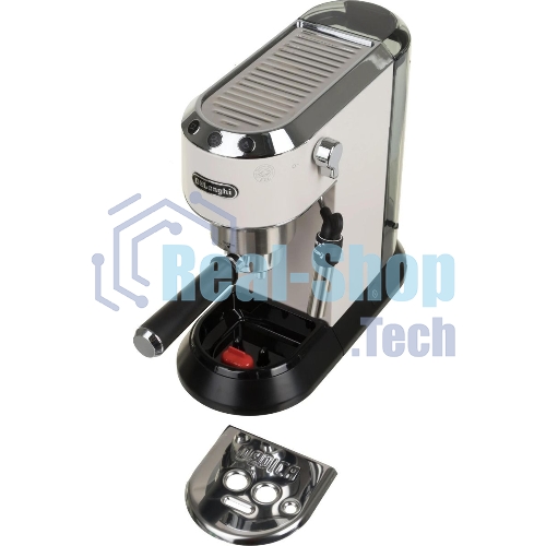 Кофеварка эспрессо DeLonghi EC685.W белый, исп. кофе - молотый/чалды, 1.1 л, 1350 Вт, 15 бар