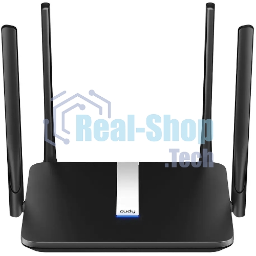 Роутер беспроводной Cudy LT500 AC1200 10/100BASE-TX/4G cat.4 черный