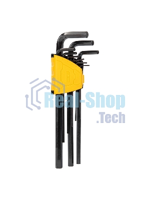 Ключи Deli Набор шестигранных ключей сверхдлинных Deli DL231309H 9 шт размеры 1,5,2,2,5,3,4,5,6,8,10мм, пластиковый держатель