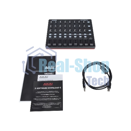 MIDI контроллер AKAI MIDIMIX 24 энкодера, 9 фейдеров, 8 кнопок Mute/Solo, 8 кнопок Rec Arm