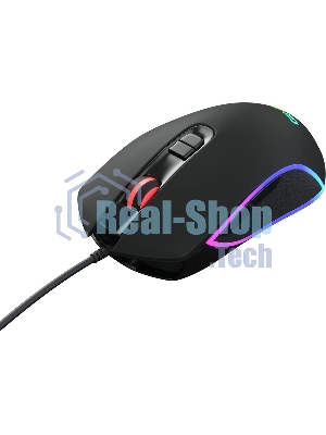 Мышь проводная GMNG 730GM черный, 12000 dpi, USB, кнопки - 7