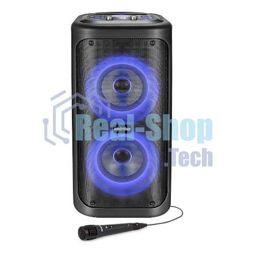 Акустическая система 2.1 Smartbuy MY DISCO, 50Вт, Bluetooth, MP3, FM, RGb подсветка Диско, микрофон