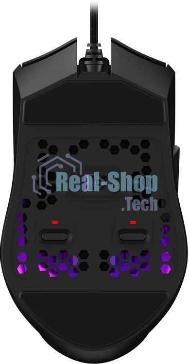 Мышь проводная A4Tech Bloody L65 Max черный/фиолетовый, 12000 dpi, USB, кнопки - 7