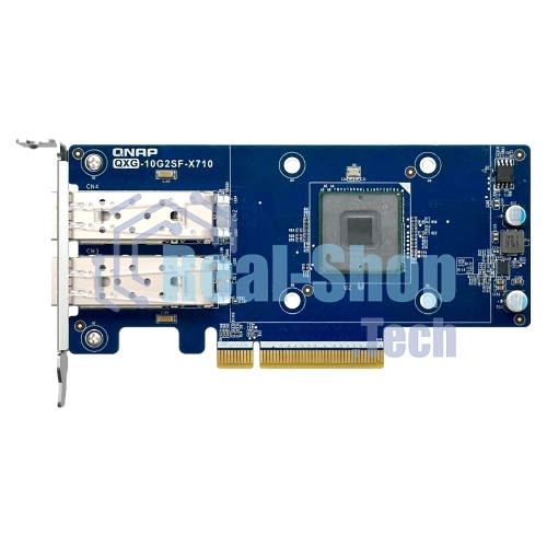 Сетевая карта QNAP Expansion Card QXG-10G2SF-X710 PCIe Gen3 x8 2x10GbE(SFP+)